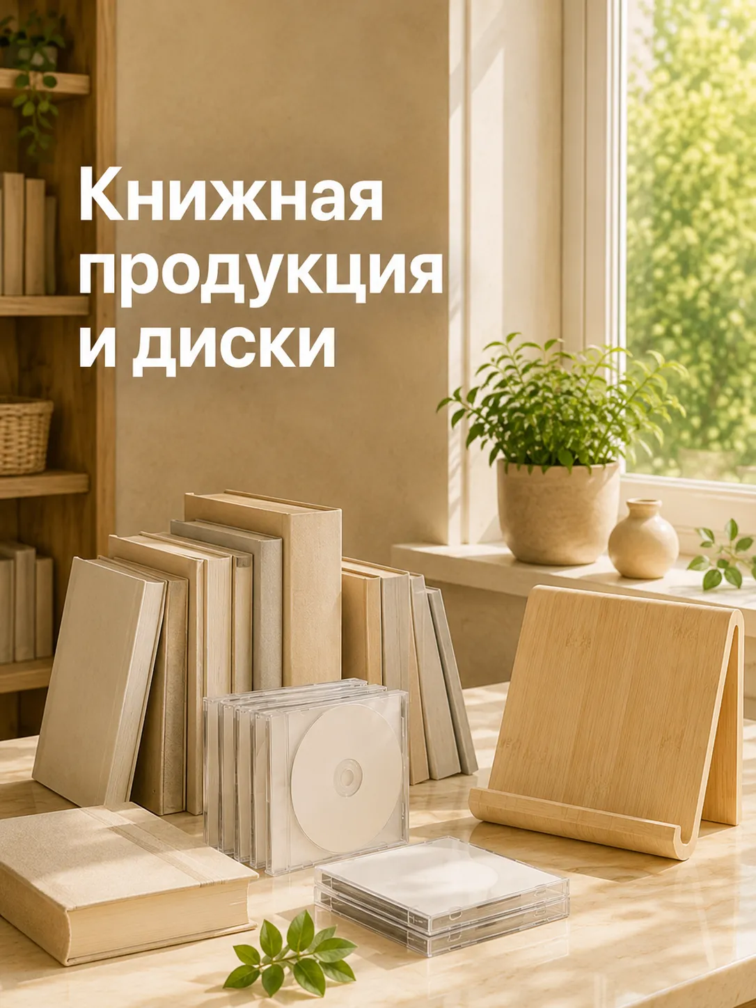 Книжная продукция и диски