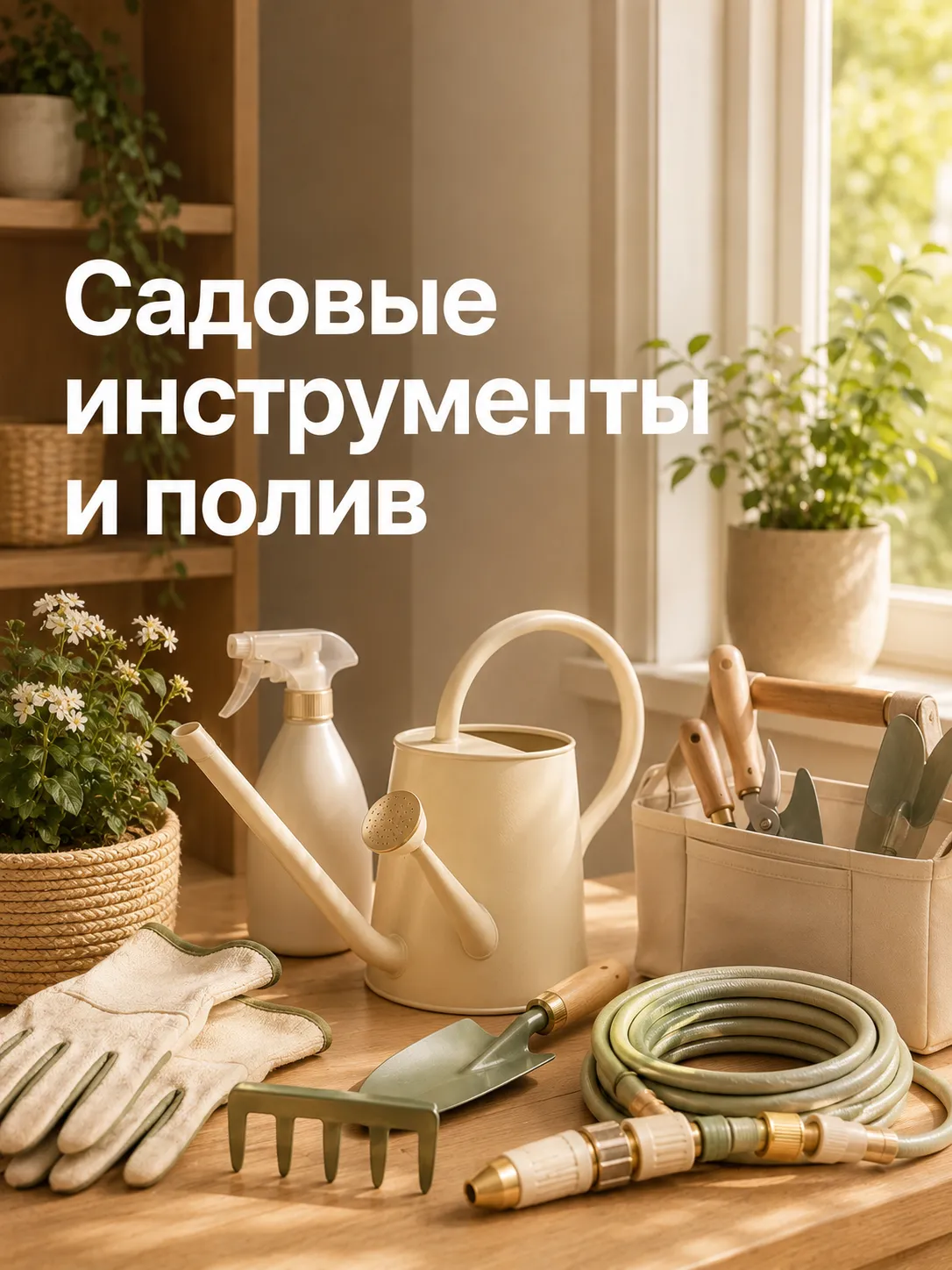 Садовые инструменты и полив